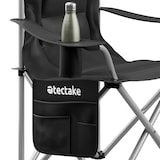 thumbnail of tectake Sedia da campeggio imbottita MTX, pieghevole, con portabicchieriSedia da esterna imbottita MTX, pieghevole, con portabicchieri  nero - 406196