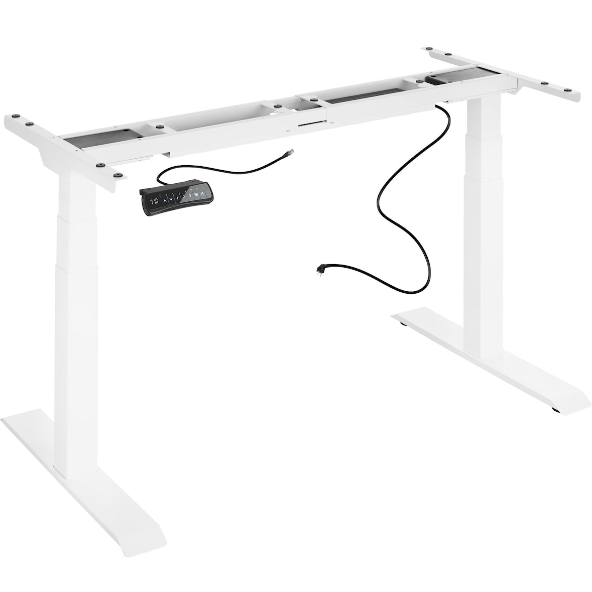 Tischgestell elektrisch höhenverstellbar Memory-Funkt. extra breit 110-190x68x58-123cm