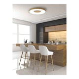 thumbnail of Lampara plafon de la serie COIN CUADRADO negro MANTRA