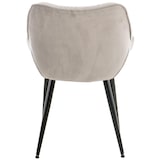 thumbnail of 4er Set Stuhl Tanna Samt grau