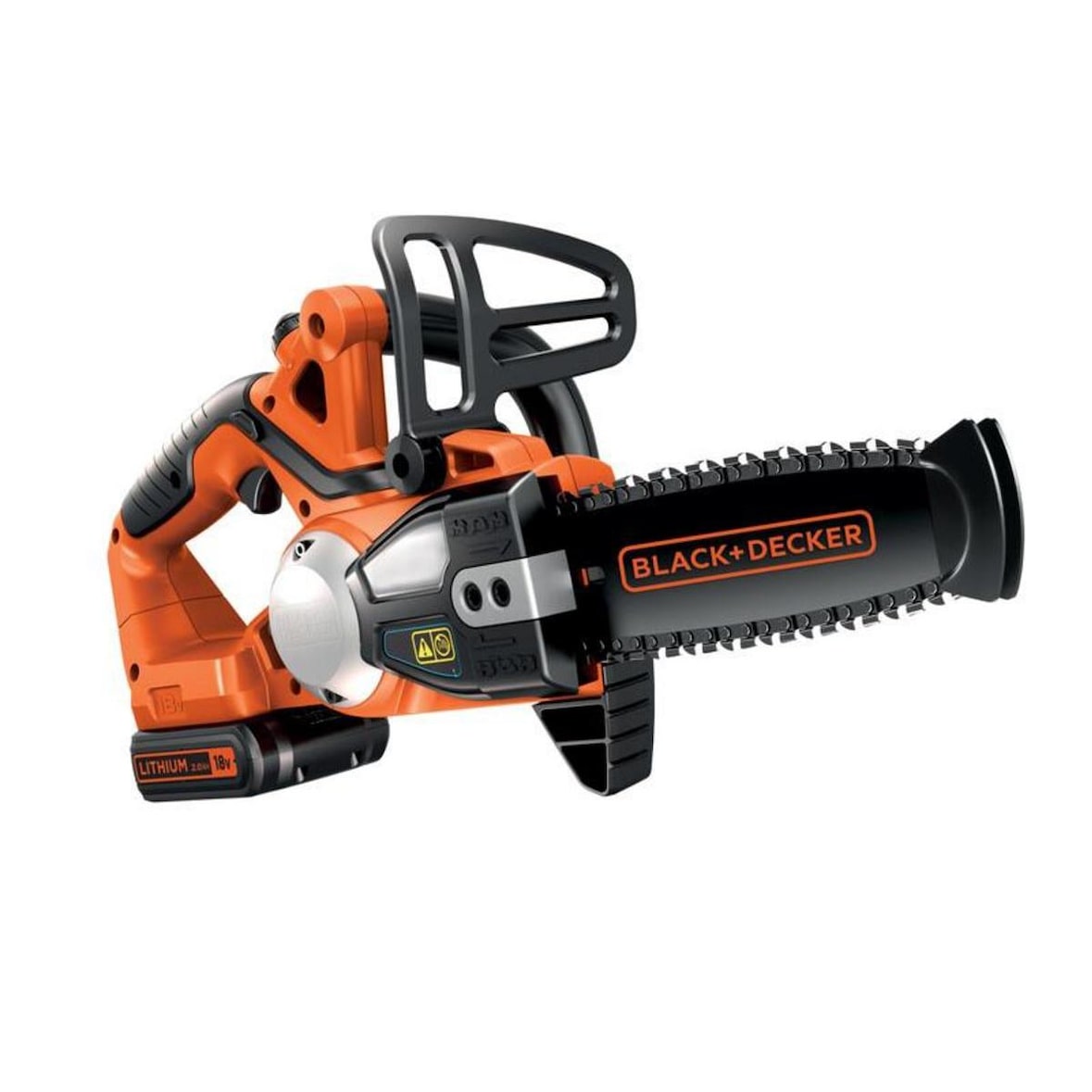 Black+decker Elagueuse Sans Fil 20 Cm 18v - Livree Avec 1 Batterie Lithium 18v 2ah Et Chargeur 5ah