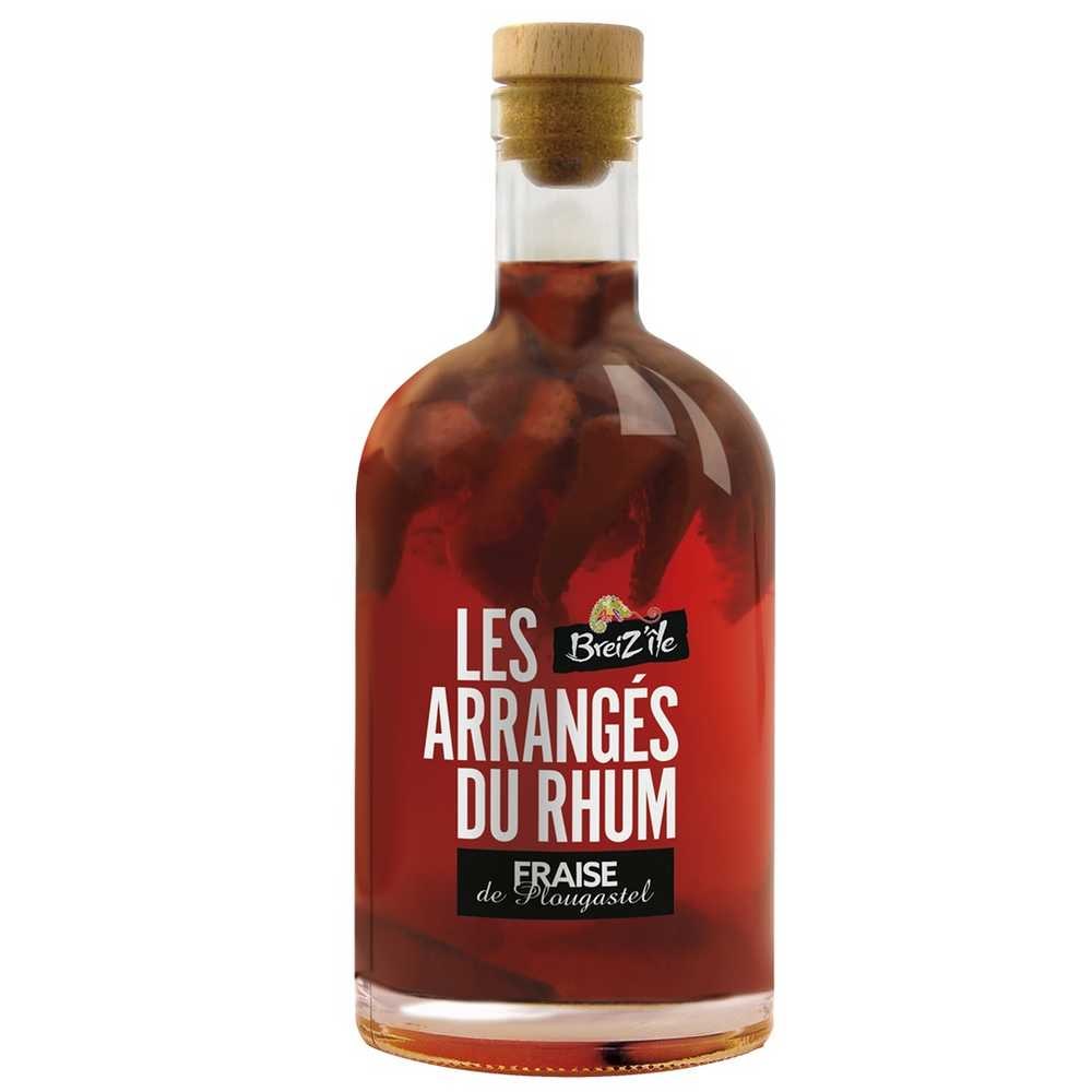 Les Arrangés du Rhum Fraise de Plougastel 70cl 28%