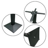 thumbnail of Base de mesa piramidal cm.41x41 Tubular cm.8x8 Altura cm.75 Hierro Negro