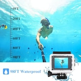 thumbnail of Camera Sport Full HD 1080P Étanche 30m Écran 2' Grand Angle 140° Argent YONIS
