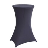 thumbnail of Stehtisch mit anthraziter Husse klappbar Ø 60cm Bistrotisch Klapptisch Biertisch