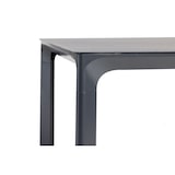 thumbnail of Tarrington House Mesa de exterior Kiava, alumínio/vidro, 160 x 100 cm, retangular, cinzento