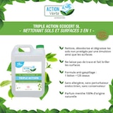 thumbnail of Action verte nettoyant triple action sols et surfaces Ecocert 5L - concentré