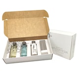 thumbnail of Kit cortesia cosmetico linea Flower SBCC per hotel e b&b in cofanetto Shampoo - Bagnoschiuma - Crema corpo - Cuffia doccia (10 kit)