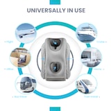 thumbnail of Dayshake Aufblasbares Reisekissen – Multifunktionales Nackenkissen – Inkl. Handpumpe und Aufbewahrungstasche – Für Flugzeug, Zug und Auto