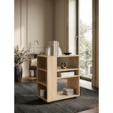 thumbnail of Regal `Brenta`: Elegantes Multifunktionsmöbel, Rollen, Viel Stauraum, Modernes Design. Beige, 60x35x75 cm | Kadima Design