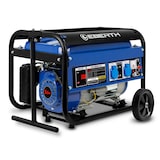 thumbnail of EBERTH 2200 Watt noodstroomaggregaat Stroomgenerator Stroomaggregaat met onderstel, 5,5 pk benzinemotor, 4-takt, 1-fase, 2x 230V, 1x 12V