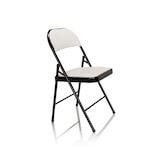 thumbnail of Silla de confidente / silla para visitas / silla plegable TUDELA PU blanco hjh OFFICE