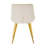 thumbnail of Sedia Crema Dorato Set 2 PZ cm 51X59X79 - PARISREMA GOLD
