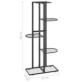 thumbnail of Helloshop26 - 5-stöckiger Pflanzenständer/Blumenschrank 43 x 22 x 98 cm Schwarzes Metall 02_0045162