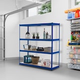 thumbnail of Metalen zwaarlast stelling 160x60x180 cm blauw