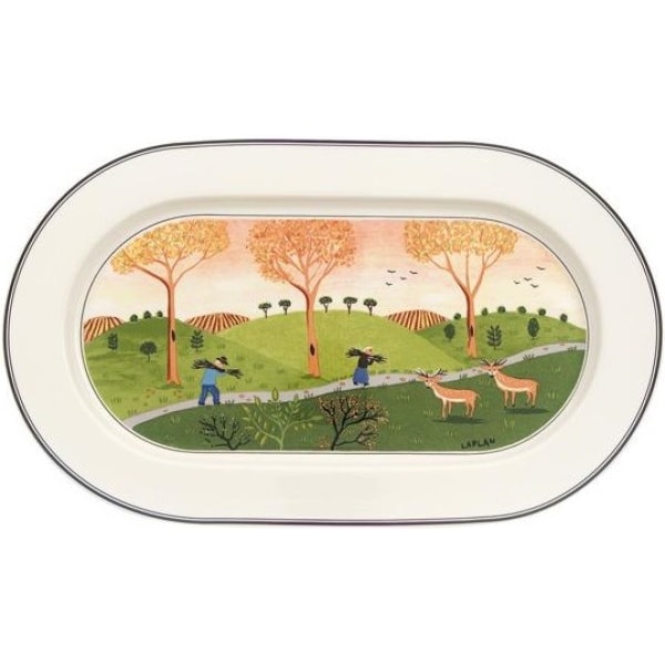 Villeroy & Boch Design Naif Platte oval 34x23cm