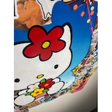 thumbnail of Pop Art Gemälde HELLO KITTY auf Holzpaletten mit der Unterschrift von Vincent STREIFF®