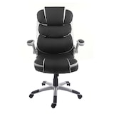 thumbnail of Bürostuhl HWC-F80, Schreibtischstuhl Chefsessel Drehstuhl, Kunstleder ~ schwarz