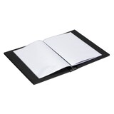 thumbnail of Menükarte Europel Leinen A5 schwarz 6 Transparenthüllen 425002