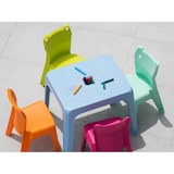 thumbnail of garbar JAN Kinderstuhl-Tisch Indoor, Outdoor Set 4+1 Himmelblau/Fuchsia/Orange/Limettengrün/Aquaminze