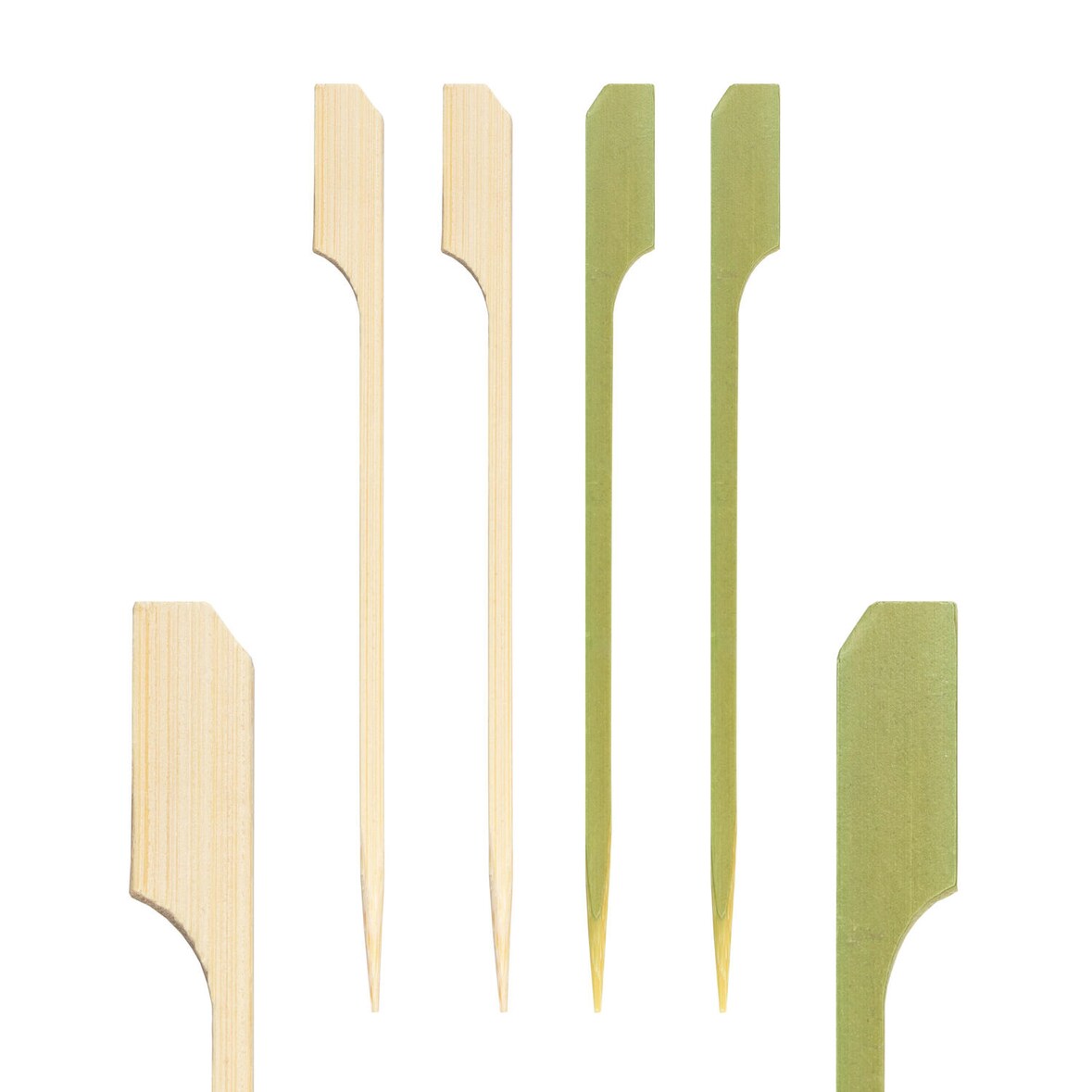 1500x Fingerfood Spieße "Golf" aus Bambus 12cm