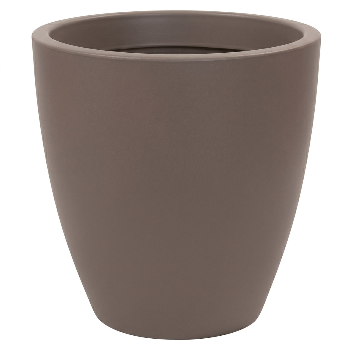 WellHome - Maceta de Polietileno Rotomoldeado 40L Ø40x40cm en color Marrón Topo - Top garden Accord