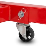 thumbnail of EBERTH Werkstattkran 1000 kg, hydraulisch, 4-fach verstellbar (1050–1590 mm), klappbar, mit 6 Lenkrollen