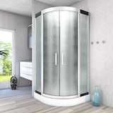 thumbnail of Dampfdusche Duschkabine Sauna Dusche D58-03M2-EC 80x80 cm mit 2K Scheiben Versiegelung