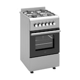 thumbnail of Wiggo WO-E503A(XX) Vrijstaande Gasfornuis - 50 cm - Roestvrijstaal