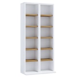 thumbnail of VCM CD / DVD Media Regal Milano Weiß / Honig-Eiche H. 92 x B. 42 x T. 20 cm