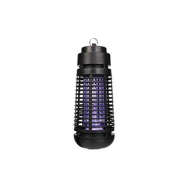 Destructivo de insectos, eléctrico, LED UV, cuadrícula de 1000 V, tanque colector removible, 35 m², negro