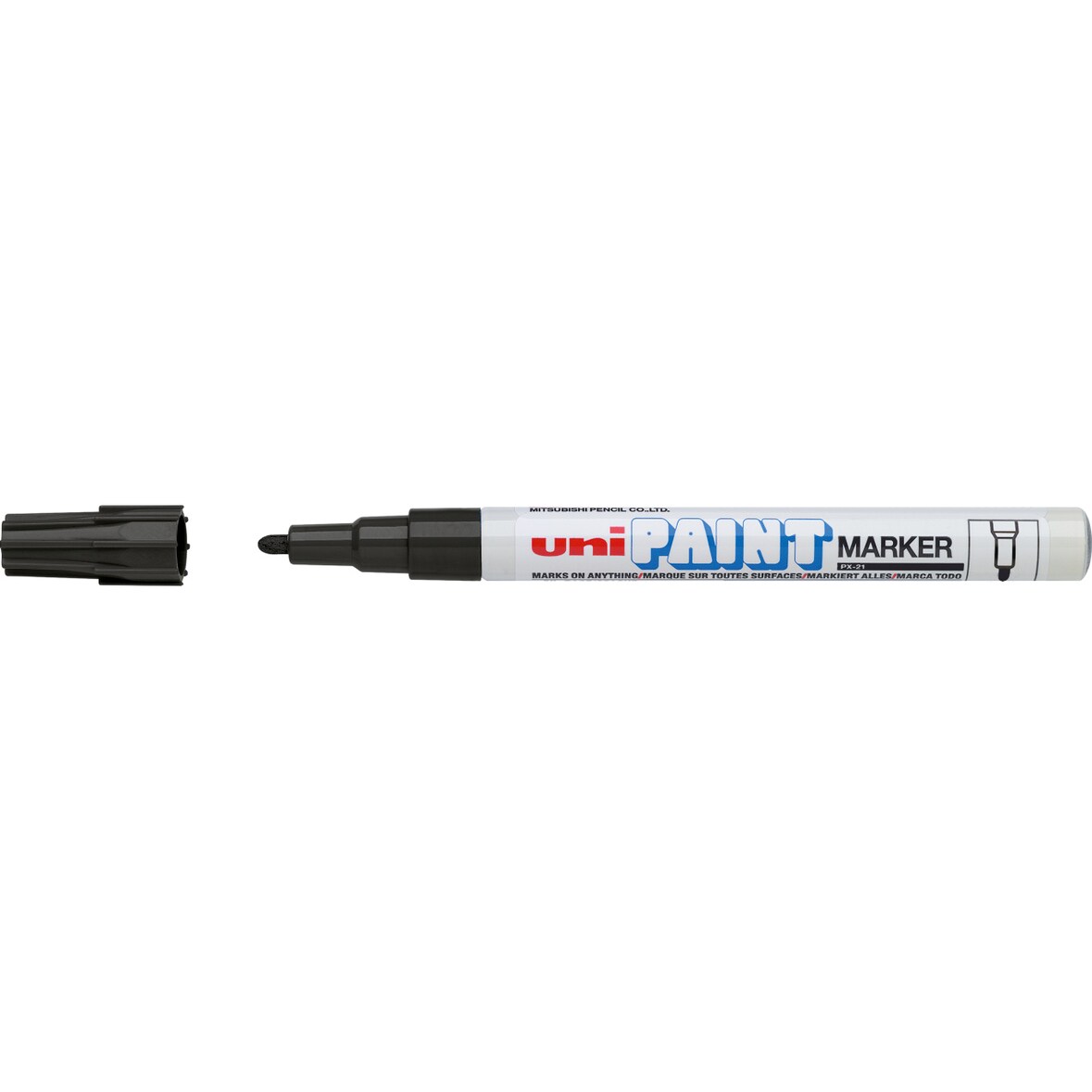 Faber Castell Lackmarker UNI PAINT PX-21 1-1,5 mm schwarz