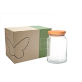 thumbnail of Vorratsglas mit Holzdeckel - 635 ml