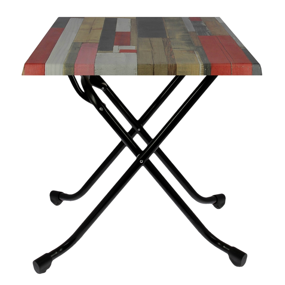 Table de restaurant pliable Red Street pied Biarritz – 70×70 cm