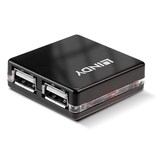thumbnail of Lindy 42742 USB-HUB 2.0 Mini Hub 4 Port, 4x4cm  Bus powered only