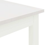thumbnail of Table de bar Blanc 60 x 60 x 105 cm Bois de pin massif Modèle Titan Jardin Plus