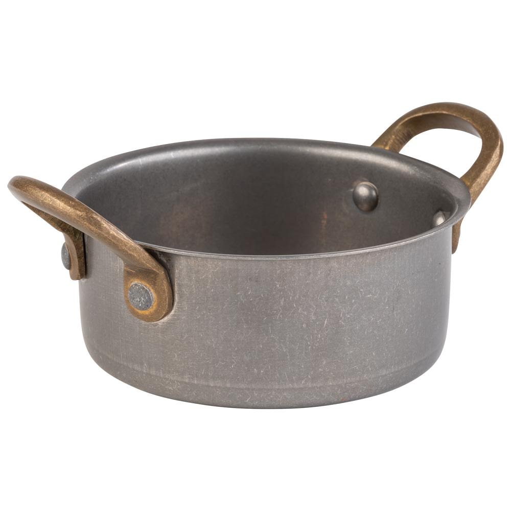 APS Serviertopf Ø 11,5 cm, H: 5 cm Edelstahl