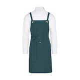 thumbnail of PROVENCE - Crossover Eyelets Bib Apron with Pocket: One Size / Natural
