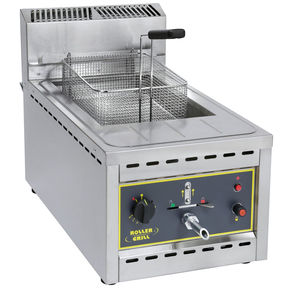 Roller Grill Friteuse à gaz 12 L, 8000W