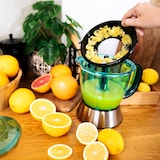 thumbnail of Cecotec Exprimidor Eléctrico para Naranjas y Cítricos Zitra Steel. 40 W y Filtro de Plástico, 2 Conos de Plástico, Doble Sentido de Giro.