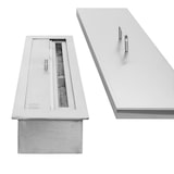 thumbnail of 80 cm Edelstahl Brennkammer Doppelwandig 4,0 Liter I Bio Ethanol Brenner Einsatz I Einbaubrenner I auch Outdoor I Feuerstelle I Gartenfeuer