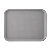 thumbnail of Plateau fast food en plastique Olympia Kristallon gris