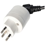 thumbnail of Schweiz-Adapter weiss von Schukokupplung auf schweizer Stecker 230 Volt mit Erdleiter und 10A