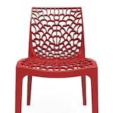 thumbnail of METRO PROFESSIONAL Chaise de terrasse Saphir, empilable, plastique, rouge