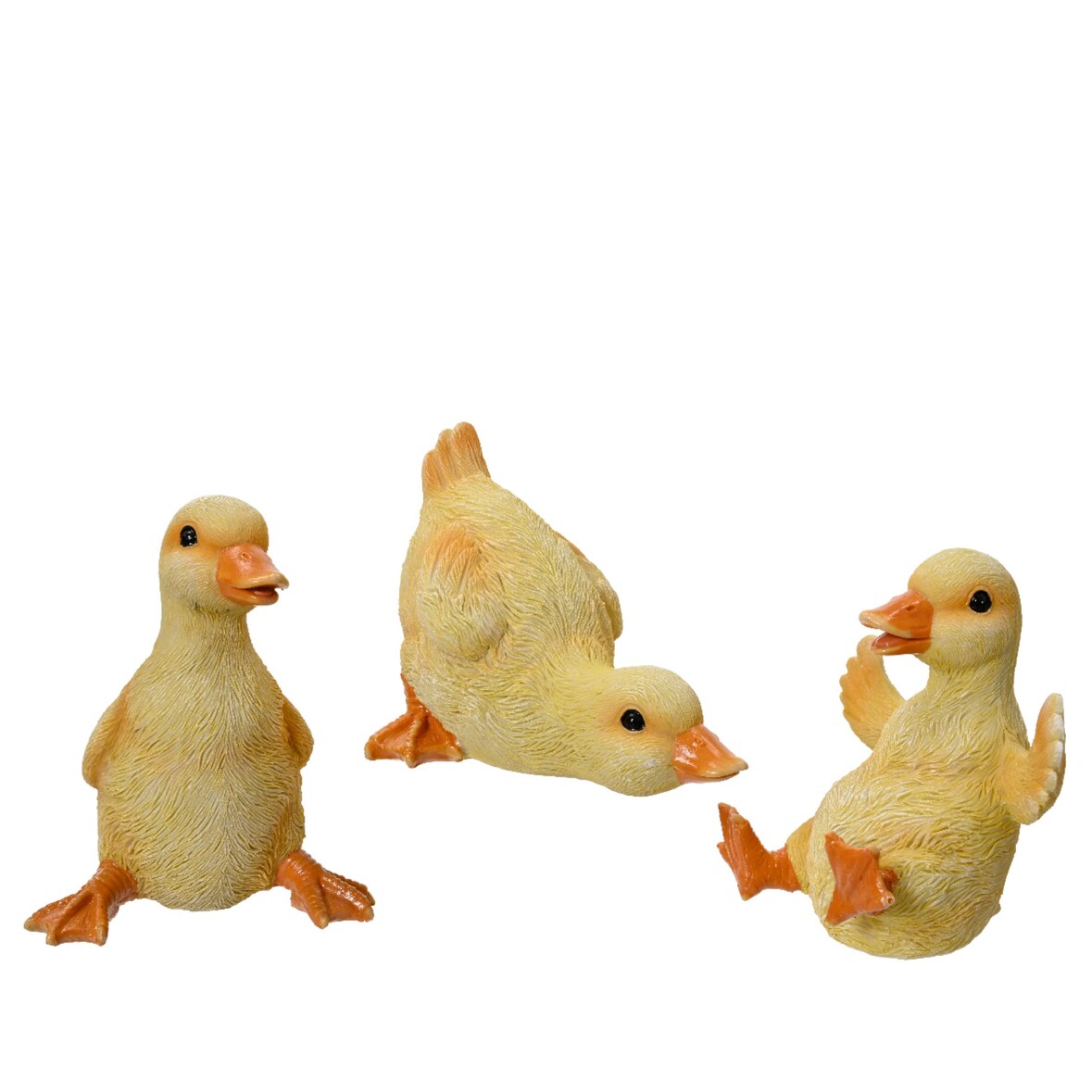 1 Dekofigur Entenküken 13,5cm Keramik Entchen Keramikfigur Entenbaby Frühlingsdeko Gartendeko Osterdeko Osterschmuck Tierfigur Deko