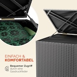 thumbnail of CASARIA® Polyrattan Auflagenbox Kissenbox Gartentruhe 318 L Schwarz
