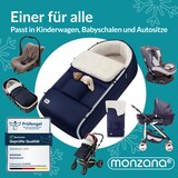 thumbnail of MONZANA® Babyfußsack Basic Marineblau