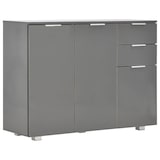 thumbnail of vidaXL Sideboard Hochglanz-Grau 107 x 35 x 76 cm