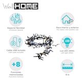 thumbnail of WellHome - Gruppo di 400 luci LED bianche e bianche calde con 8 funzioni - 8 metri