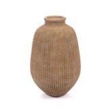 thumbnail of Vase casa rond 56 cm -  Marron Rond Résine Amefa 44.50x44.50 cm